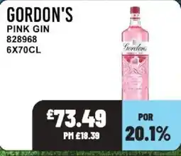 Bestway GORDON'S Pink gin offer