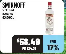 Bestway SMIRNOFF Vodka offer