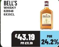 Bestway BELL'S Whisky offer
