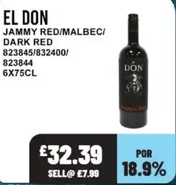 Bestway EL DON Jammy red/malbec/ dark red offer