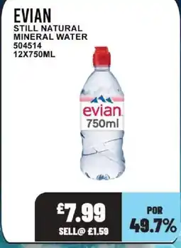 Bestway EVIAN Still natural mineral water offer