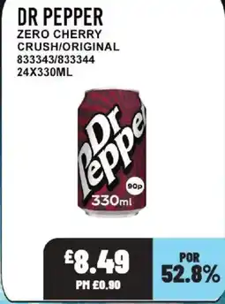 Bestway DR PEPPER Zero cherry crush/original offer