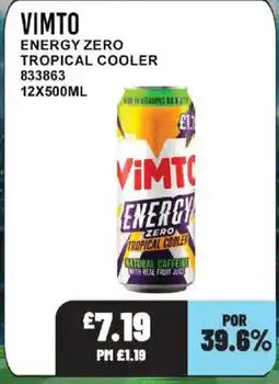 Bestway VIMTO Energy zero tropical cooler offer