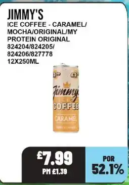 Bestway JIMMY'S Ice coffee - caramel/ mocha/original/my protein original offer