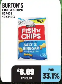 Bestway BURTON'S Fish & chips offer