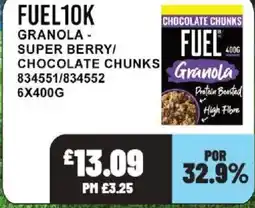 Bestway FUEL10K Granola - super berry/ chocolate chunks offer