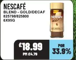 Bestway NESCAFÉ Blend-gold/decaf offer