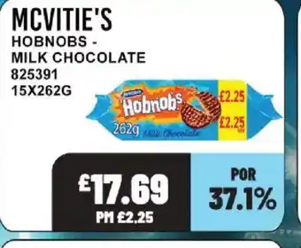 Bestway MCVITIE'S Hobnobs - milk chocolate offer