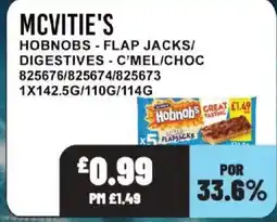 Bestway MCVITIE'S Hobnobs - flap jacks/ digestives - c'mel/choc offer
