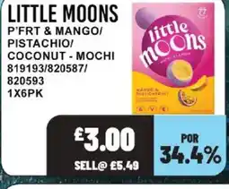 Bestway LITTLE MOONS P'frt & mango/ pistachio/ coconut - mochi offer