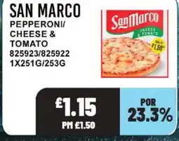 Bestway SAN MARCO Pepperoni/ cheese & tomato offer