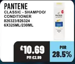 Bestway PANTENE Classic - shampoo/ conditioner offer