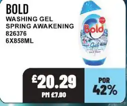 Bestway BOLD Washing gel spring awakening offer
