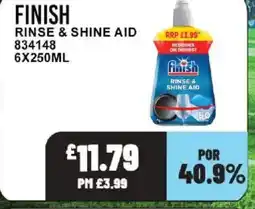 Bestway FINISH Rinse & shine aid offer