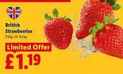 Lidl British Strawberries offer
