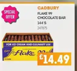 Bestway CADBURY Flake 99 chocolate bar offer