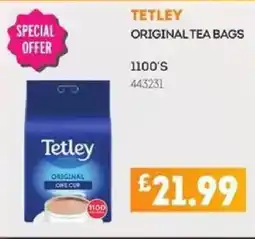 Bestway TETLEY Original tea bags offer