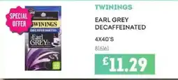 Bestway TWININGS Earl grey decaffeinated offer