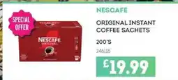 Bestway NESCAFE Original instant coffee sachets offer