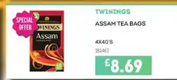 Bestway TWININGS Assam tea bags offer
