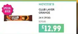 Bestway MCVITIE'S Club layer orange offer