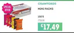 Bestway CRAWFORDS Mini packs offer