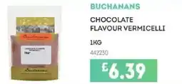 Bestway BUCHANANS Chocolate flavour vermicelli offer