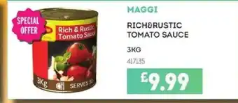 Bestway MAGGI Rich&rustic tomato sauce offer