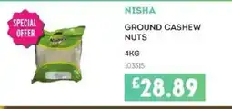 Bestway NISHA Ground cashew nuts offer