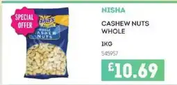 Bestway NISHA Cashew nuts whole offer