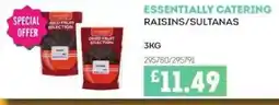 Bestway ESSENTIALLY CATERING Raisins/sultanas offer