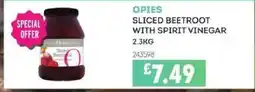Bestway OPIES Sliced beetroot with spirit vinegar offer