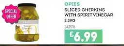Bestway OPIES Sliced gherkins with spirit vinegar offer