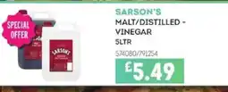 Bestway SARSON'S Malt/distilled - vinegar offer