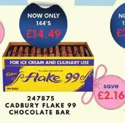 Bestway Cadbury flake 99 chocolate bar offer