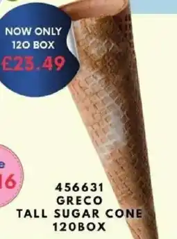 Bestway Greco tall sugar cone offer