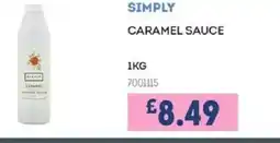 Bestway SIMPLY Caramel sauce offer