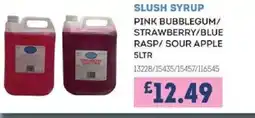Bestway SLUSH SYRUP Pink bubblegum/ strawberry/blue rasp/sour apple offer