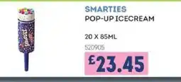 Bestway SMARTIES Pop-up icecream offer
