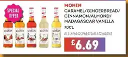 Bestway MONIN Caramel/gingerbread/ cinnamon/almond/ madagascar vanilla offer