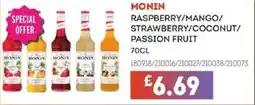 Bestway MONIN Raspberry/mango/ strawberry/coconut/ passion fruit offer