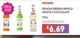 Bestway MONIN Peach/green apple/ white chocolate offer