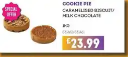 Bestway COOKIE PIE Caramelised biscuit/ milk chocolate offer