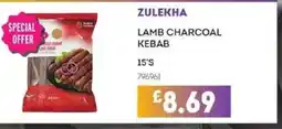Bestway ZULEKHA Lamb charcoal kebab offer
