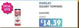 Bestway DORLAY Squirt topping offer