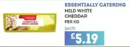 Bestway ESSENTIALLY CATERING Mild white cheddar offer