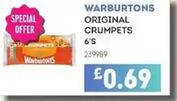 Bestway WARBURTONS Original crumpets offer