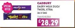Bestway CADBURY Dairy milk duo/ twirl xtra offer