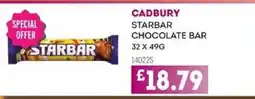 Bestway CADBURY Starbar chocolate bar offer