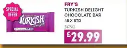 Bestway FRY'S Turkish delight chocolate bar offer